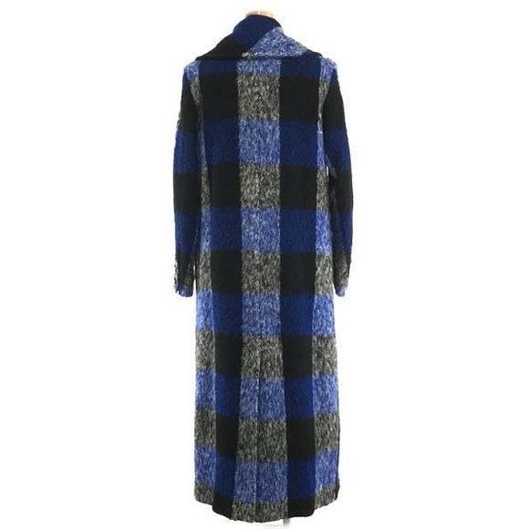 Paper London Rainbow Plaid Wool Coat - Picture 5 of 10